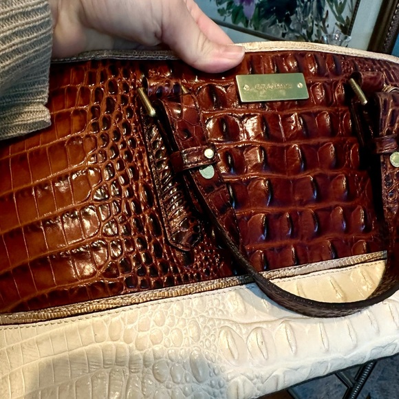 Brahmin medium Asher should bag Pecan/white - Picture 12 of 12